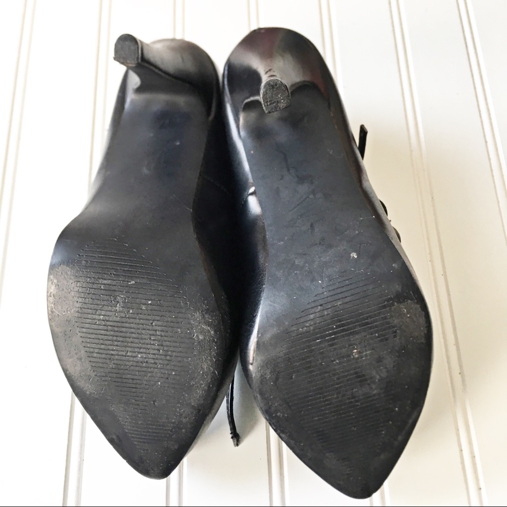 🖤La Rose Black Platform Heels Size 7 - Picture 7 of 8